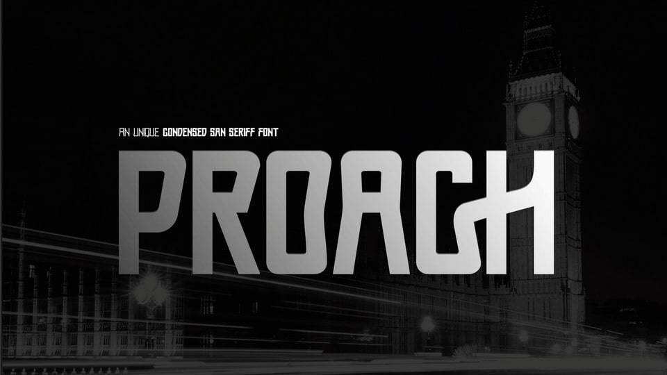 Proach Font › Fontesk