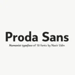Proda Sans Serif Font