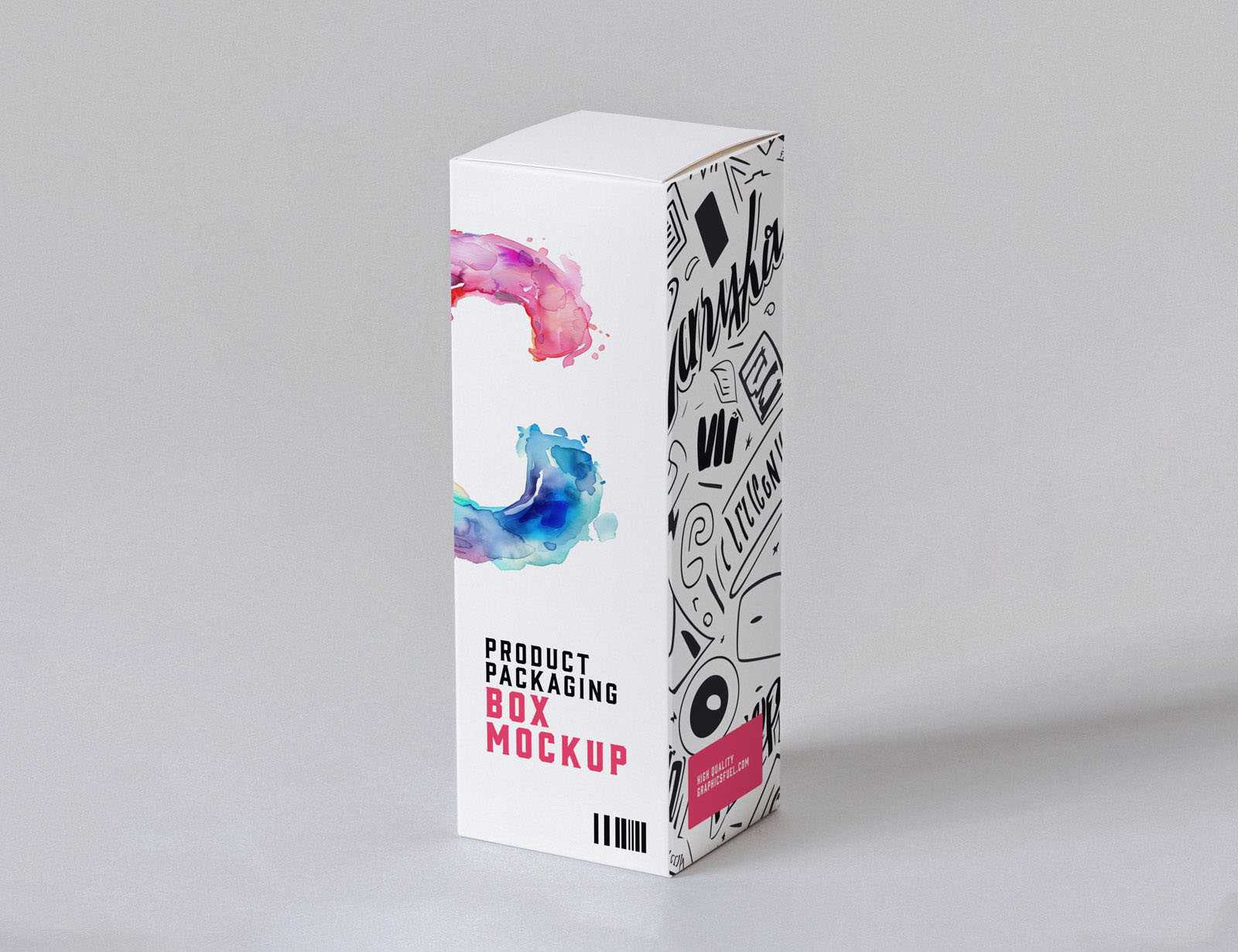 Product Packaging Box Mockup