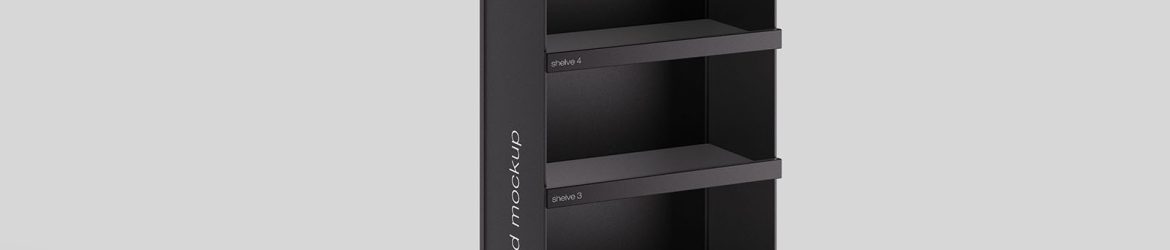 Products stand mockup