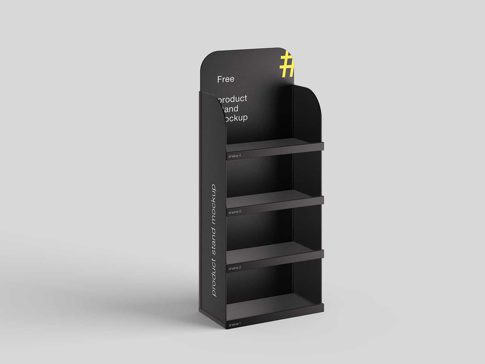 Products stand mockup