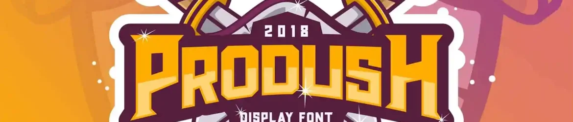 Prodush Typeface