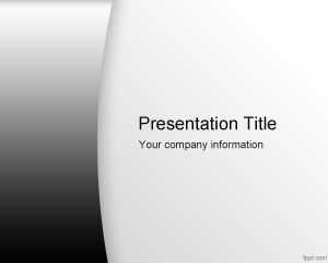 Professional Black and White PowerPoint Template