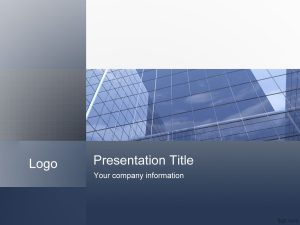 Professional Blue Corporate Office PowerPoint Template