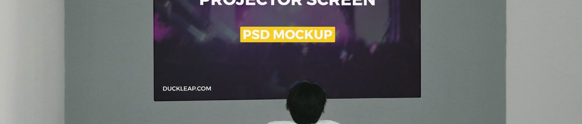 Projector Screen Mockup