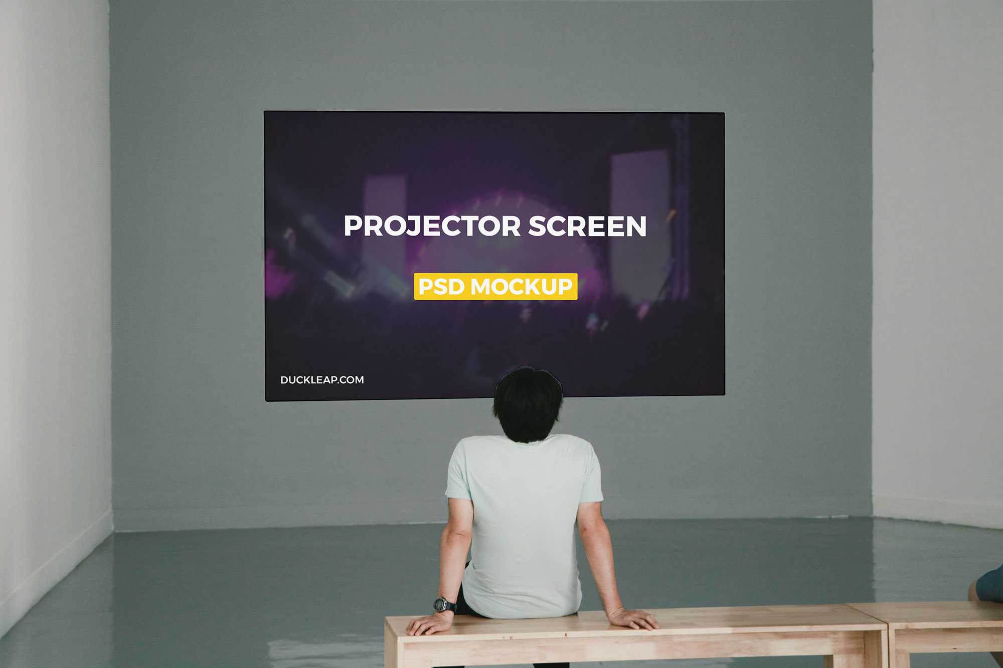 Projector Screen Mockup