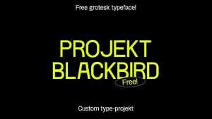 Projekt Blackbird Font › Fontesk