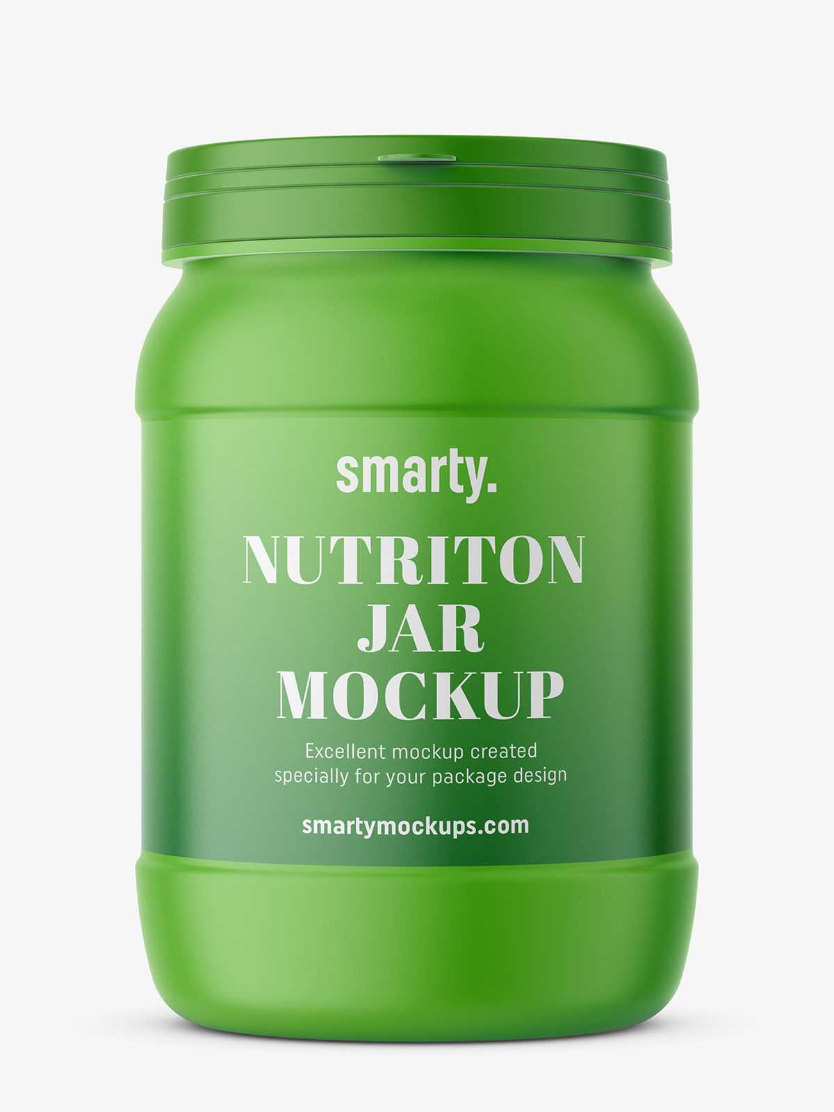 Protein jar mockup / matte