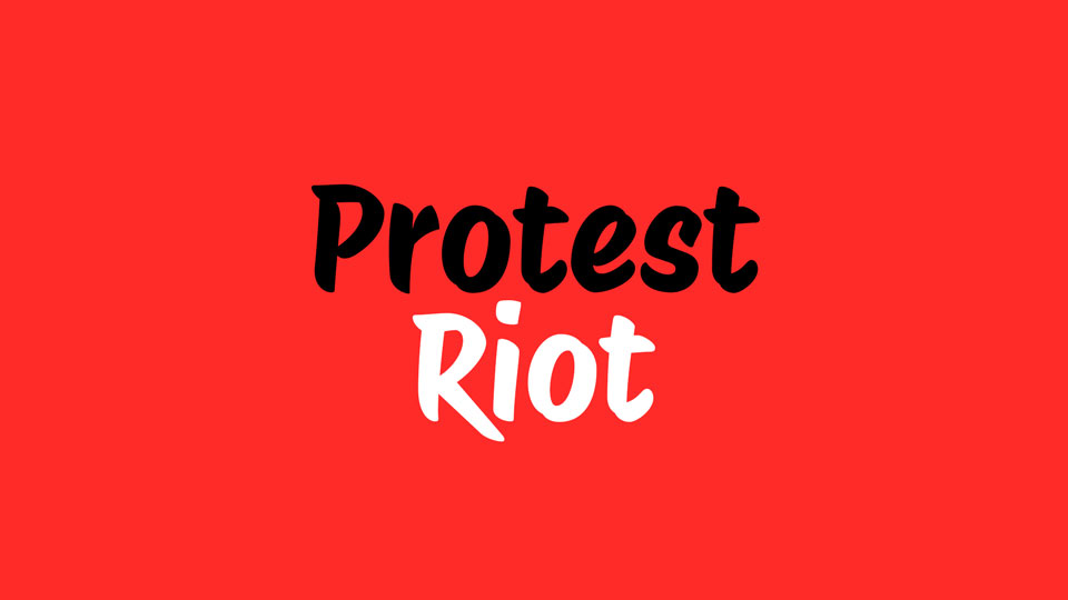 Protest Riot Font › Fontesk