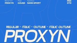 Proxyn Font › Fontesk