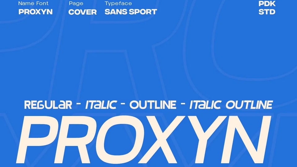 Proxyn Font › Fontesk