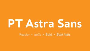 PT Astra Sans Font Family › Fontesk