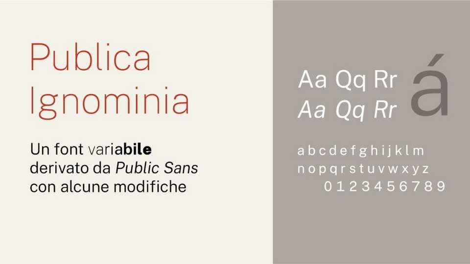 Publica Ignominia Font Family › Fontesk