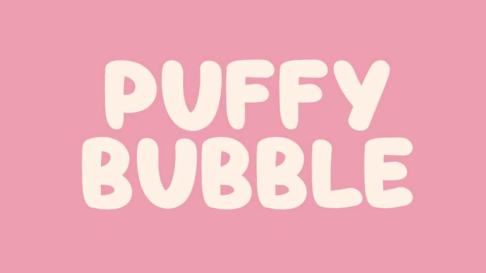 Puffy Font › Fontesk