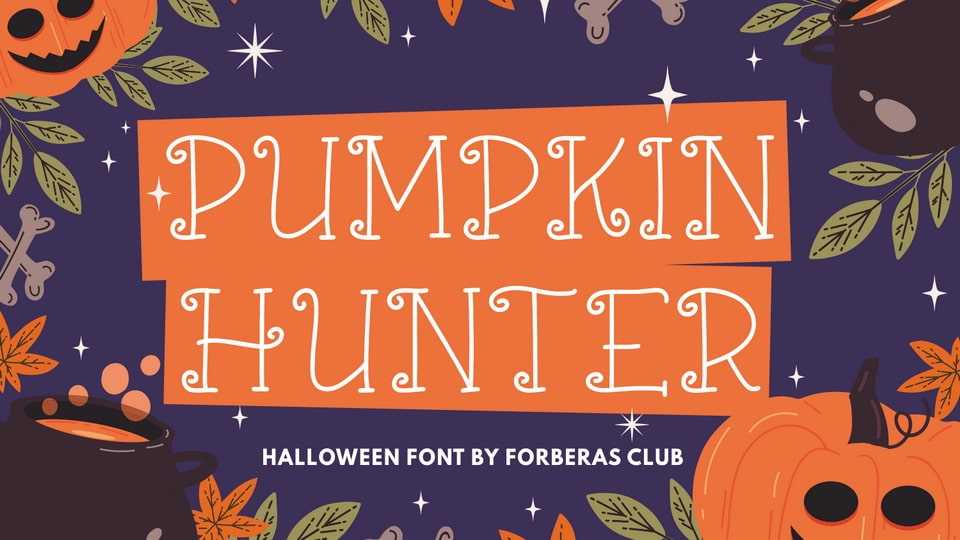 Pumpkin Hunter Font › Fontesk