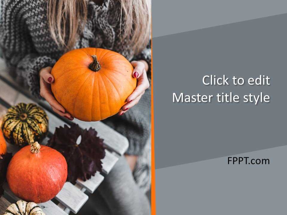 Pumpkin PowerPoint Template