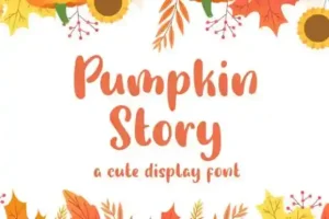 Pumpkin Story Display Font