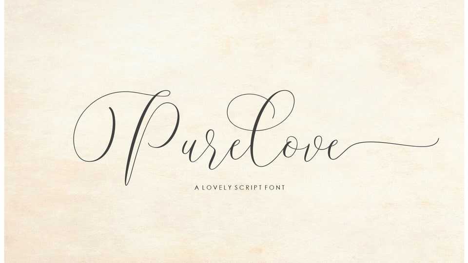 Purelove Font › Fontesk