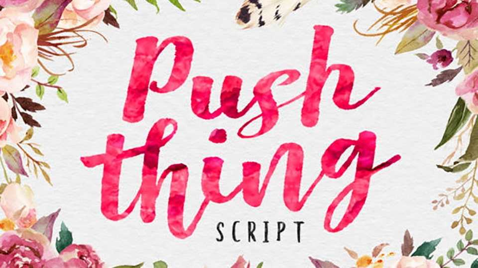 Pust Thing Font › Fontesk