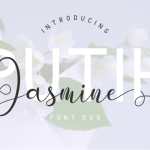 Putih Jasmine Font Duo - Fonte Grátis Putih Jasmine Font Duo