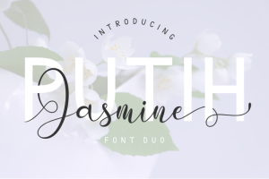 Putih Jasmine Font Duo