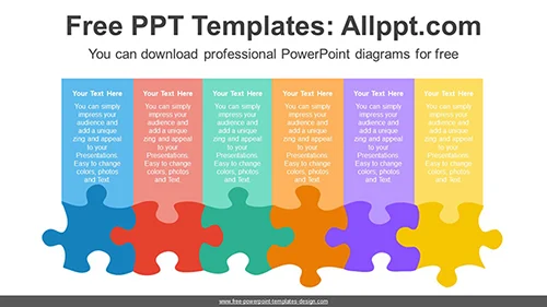 Puzzle Banner List PowerPoint Diagram