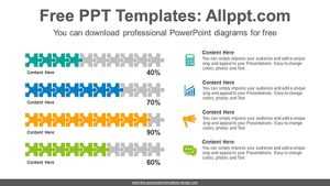 Puzzle chart PowerPoint Diagram Template