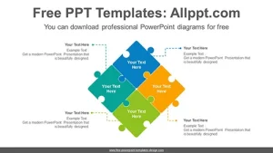 Puzzle matrix PowerPoint Diagram Template