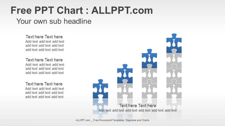 Puzzle Pieces PPT Charts