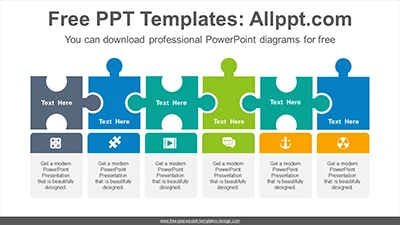 Puzzle process PowerPoint Diagram Templates