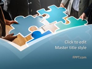 Puzzle Team PowerPoint Template