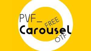 PVF Carousel Font Family › Fontesk