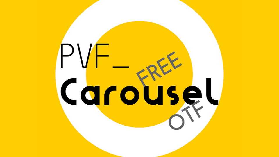 PVF Carousel Font Family › Fontesk
