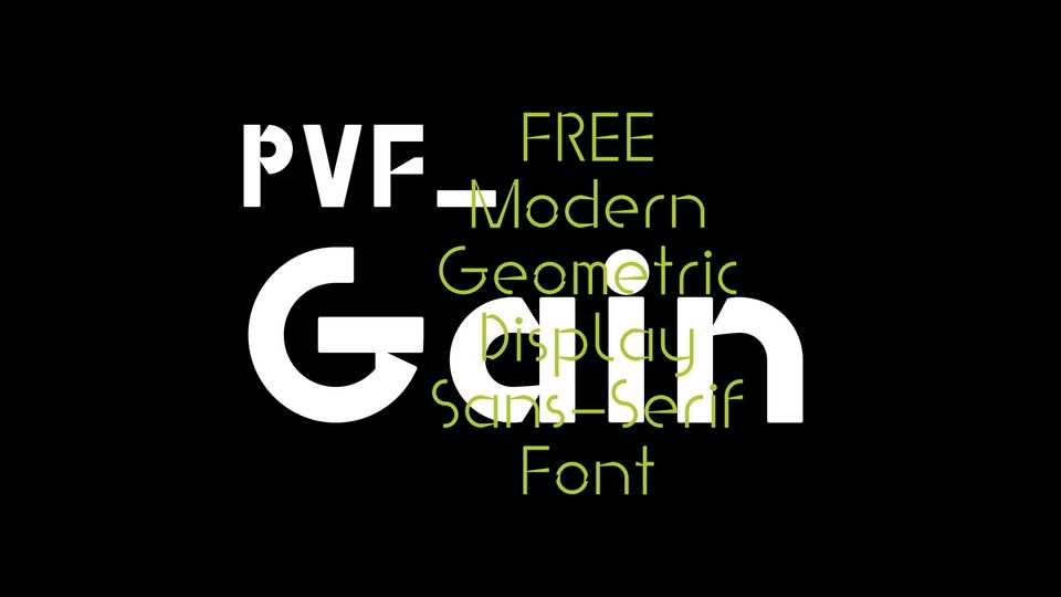 PVF Gain Font Family › Fontesk