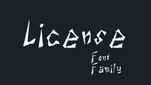 PVF License Font › Fontesk