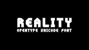 PVF Reality Font › Fontesk