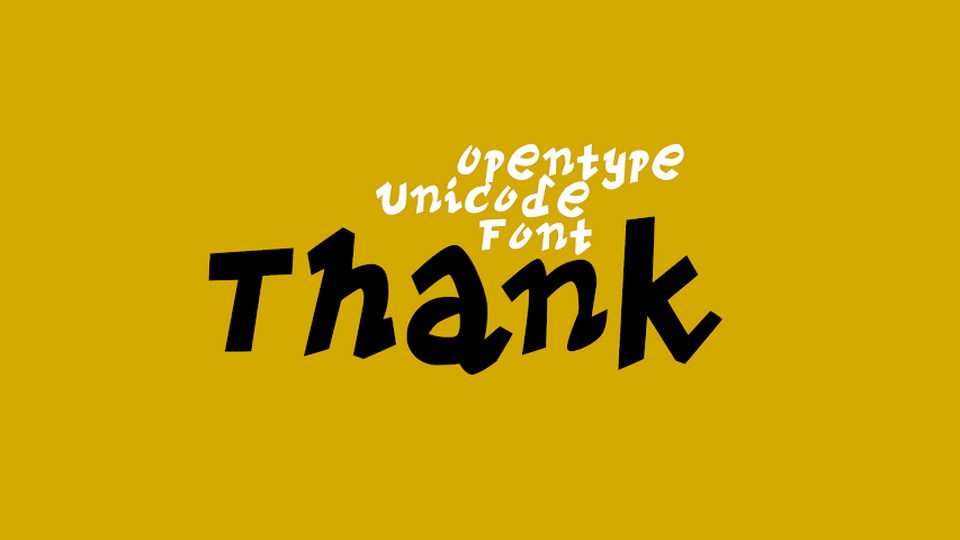 PVF Thank Font › Fontesk