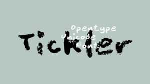 PVF Tickler Font › Fontesk