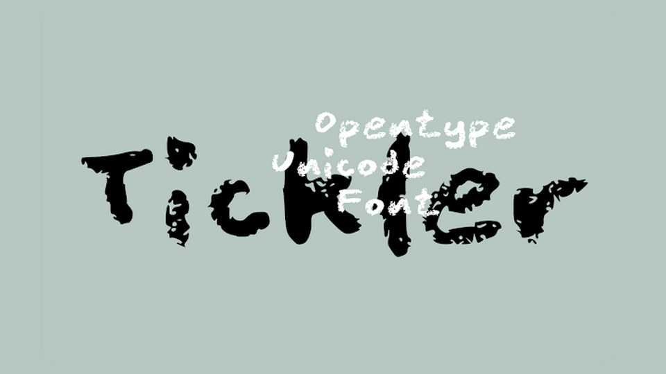 PVF Tickler Font › Fontesk