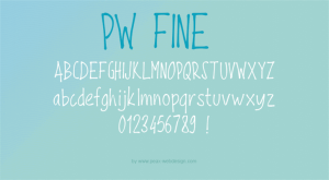 PW Fine Font