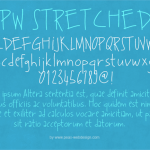 PWStretched Font
