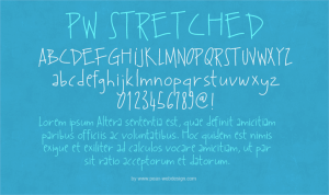 PWStretched Font