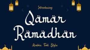 Qamar Ramadhan Font › Fontesk