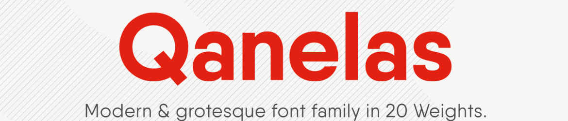Qanelas Font Family