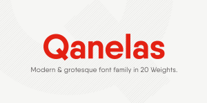 Qanelas Font Family