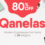 Qanelas Font Family + Web Fonts