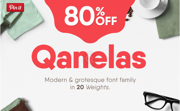 Qanelas Font Family + Web Fonts