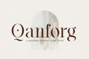 Qanforg Serif Font