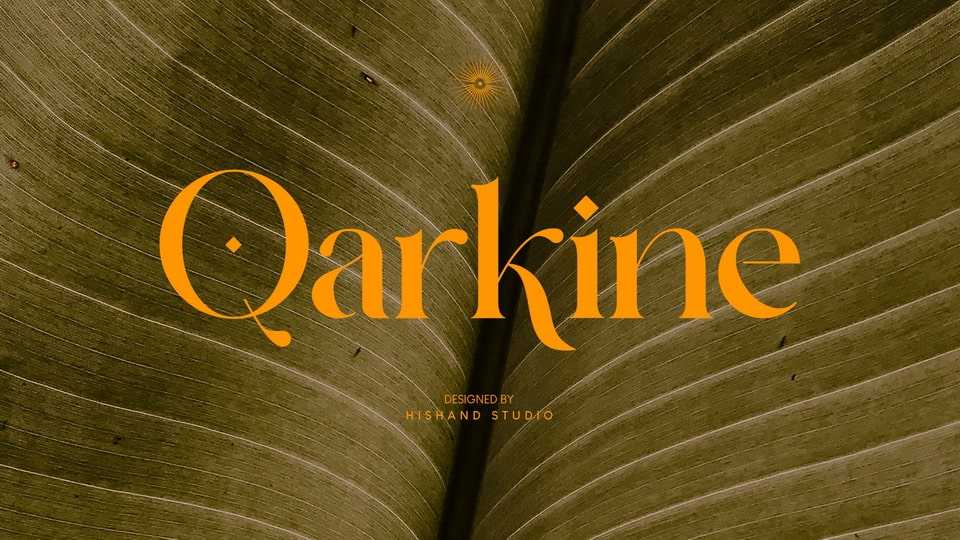 Qarkine Font › Fontesk