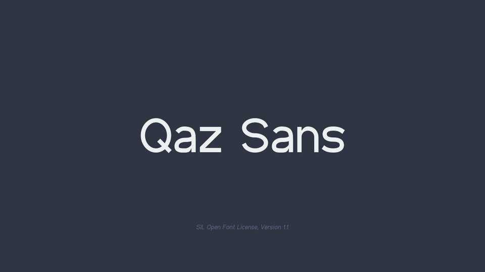 Qaz Sans Font › Fontesk